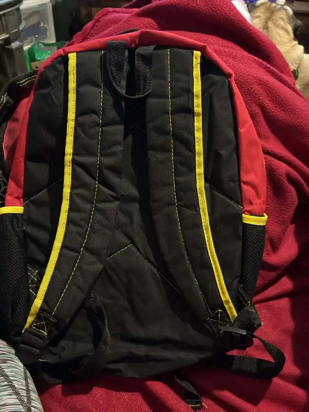 2016 Pokemon Pikachu Kids School Backpack Red and Black